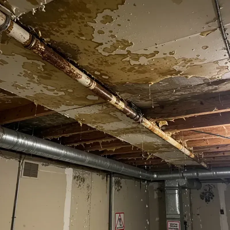 Ceiling Water Damage Repair in Russells Point, OH