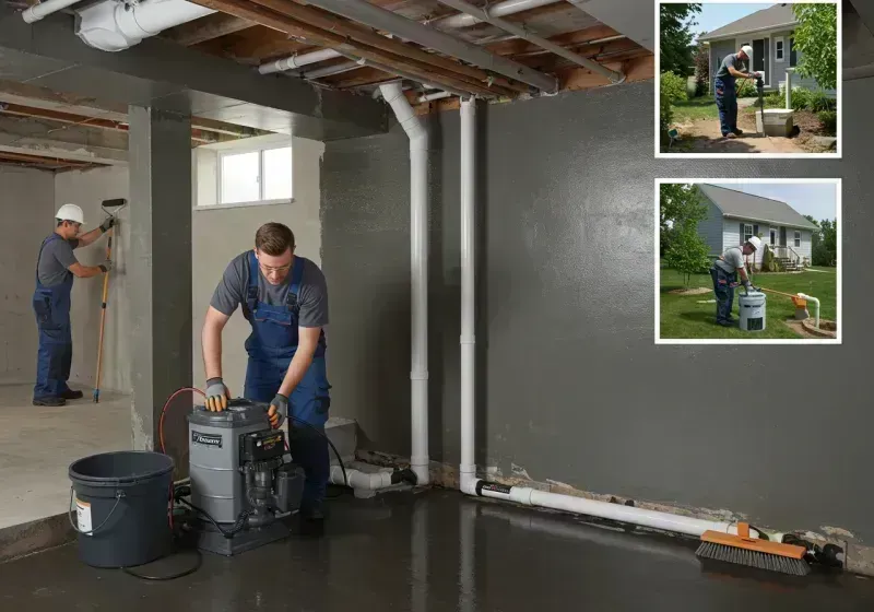 Basement Waterproofing and Flood Prevention process in Russells Point, OH